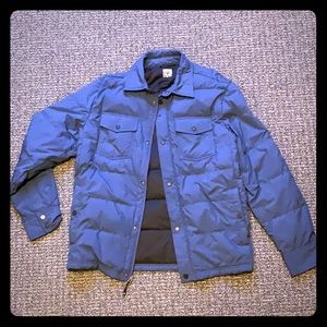 32 Degree Navy Button Up Insulated Jacket